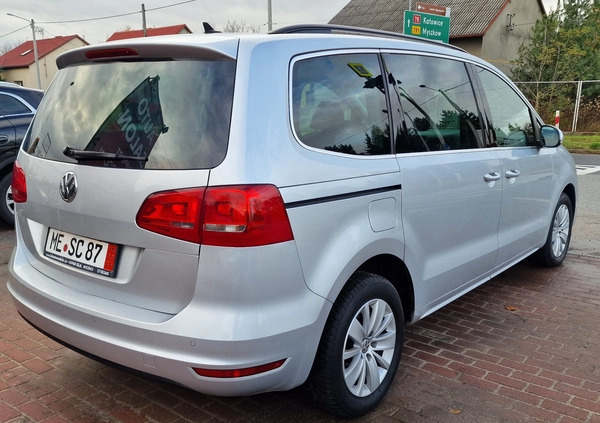 Volkswagen Sharan cena 42900 przebieg: 222000, rok produkcji 2011 z Sosnowiec małe 277